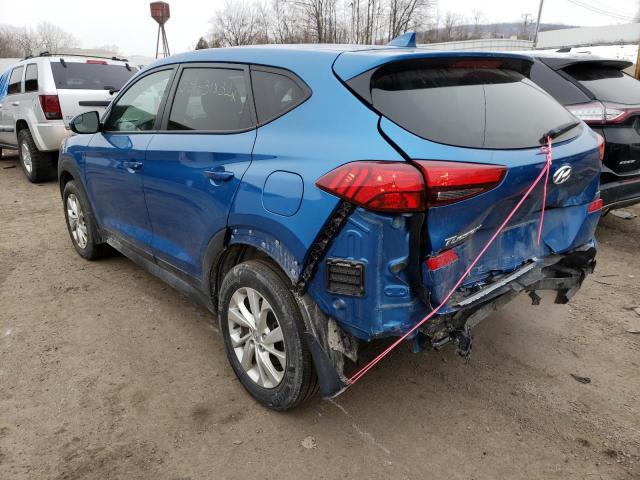 KM8J2CA4XKU996481 - 2019 HYUNDAI TUCSON SE BLUE photo 3