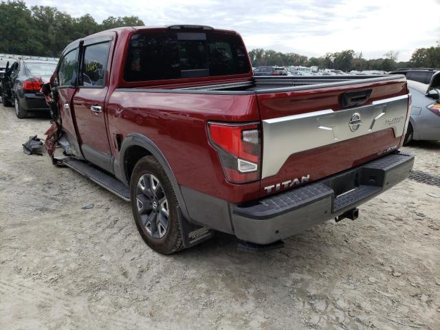 1N6AA1ED3MN512683 - 2021 NISSAN TITAN SV RED photo 3