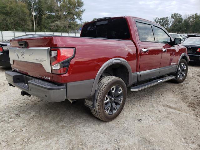 1N6AA1ED3MN512683 - 2021 NISSAN TITAN SV RED photo 4