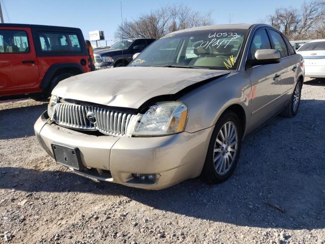 1MEFM421X6G610532 - 2006 MERCURY MONTEGO PR ოქროსფერი ფოტო 2