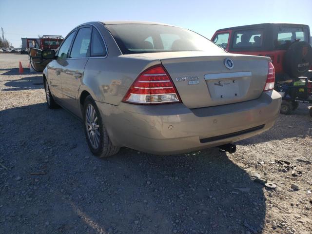 1MEFM421X6G610532 - 2006 MERCURY MONTEGO PR ოქროსფერი ფოტო 3