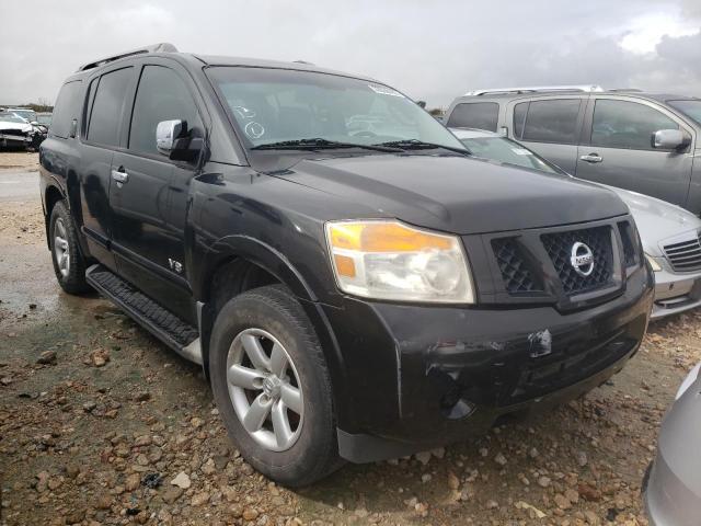 5N1BA08D68N604465 - 2008 NISSAN ARMADA SE BLACK photo 1