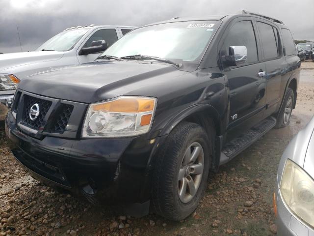 5N1BA08D68N604465 - 2008 NISSAN ARMADA SE BLACK photo 2