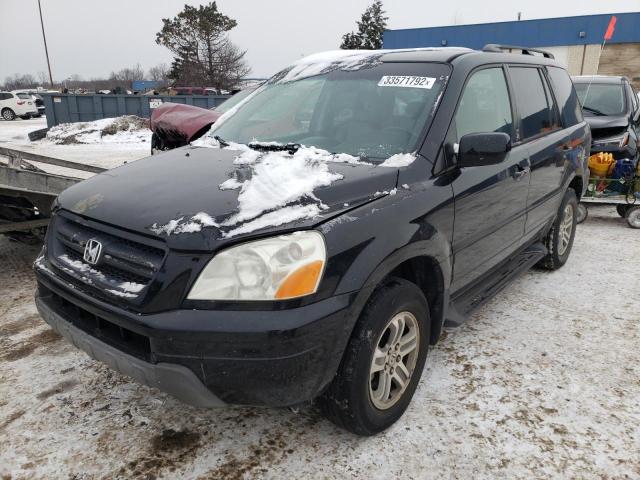 2HKYF18793H542858 - 2003 HONDA PILOT BLACK photo 2