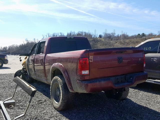 3C6UR5DL4JG399427 - 2018 RAM 2500 SLT BURGUNDY photo 3