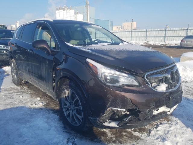 LRBFXCSA9LD177882 - 2020 BUICK ENVISION E BROWN photo 1