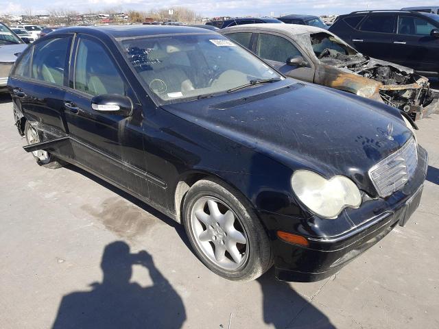 WDBRF61J73A473634 - 2003 MERCEDES-BENZ C 240 BLACK photo 1