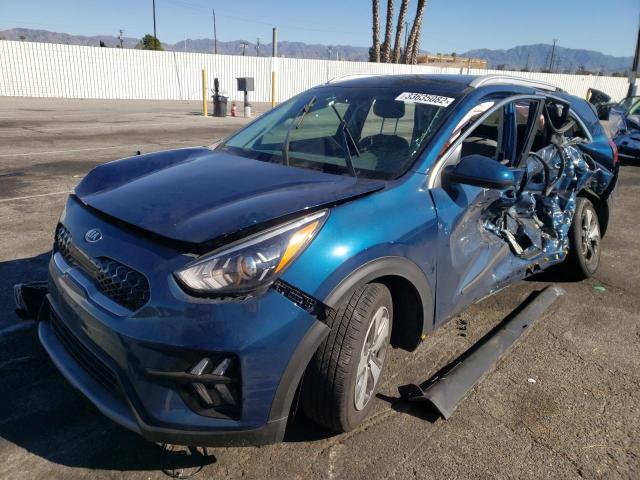 KNDCB3LC2L5394204 - 2020 KIA NIRO LX BLUE photo 2