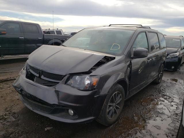 2C4RDGEG4JR335795 - 2018 DODGE GRAND CARA GRAY photo 2