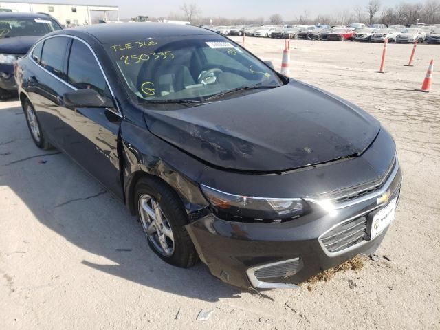 1G1ZB5ST8HF250335 - 2017 CHEVROLET MALIBU LS BLACK photo 1