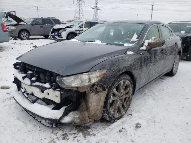 JM1GJ1V50G1414048 - 2016 MAZDA 6 GRAY photo 2