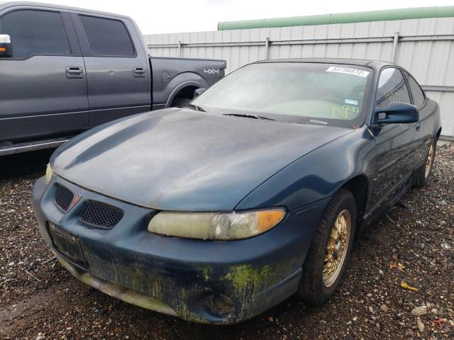 1G2WP12K0VF249630 - 1997 PONTIAC GRAND PRIX მწვანე ფოტო 2
