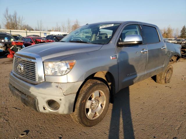 5TFHY5F11BX161377 - 2011 TOYOTA TUNDRA CRE SILVER photo 2