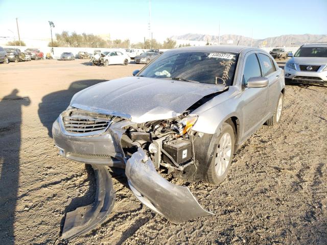 1C3CCBBB1DN510000 - 2013 CHRYSLER 200 SILVER photo 2