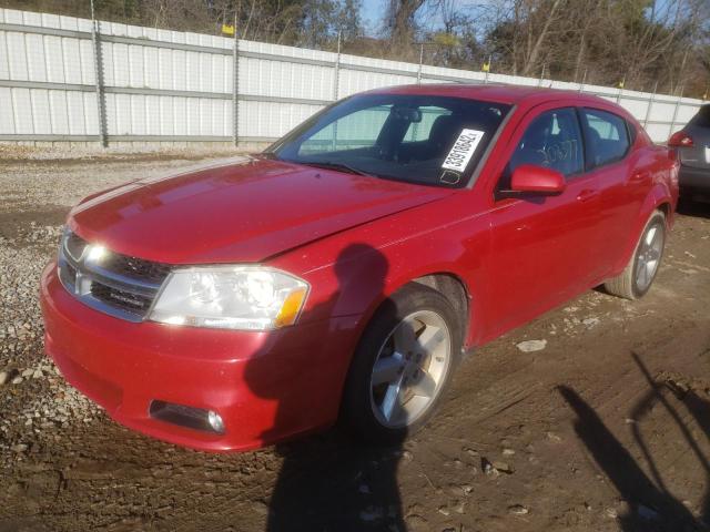 1B3BD2FB9BN524546 - 2011 DODGE AVENGER LU RED photo 2