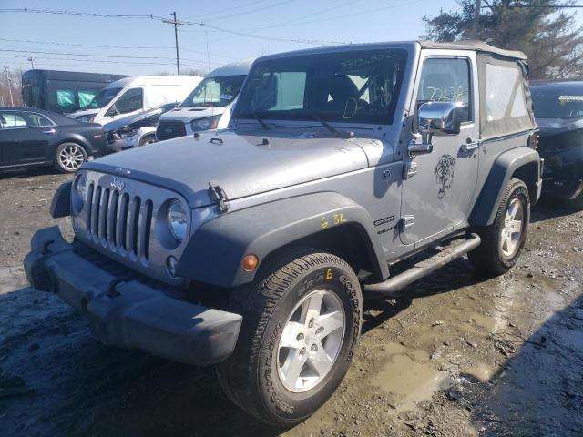 1C4AJWAG3FL754226 - 2015 JEEP WRANGLER S 灰色 照片 2