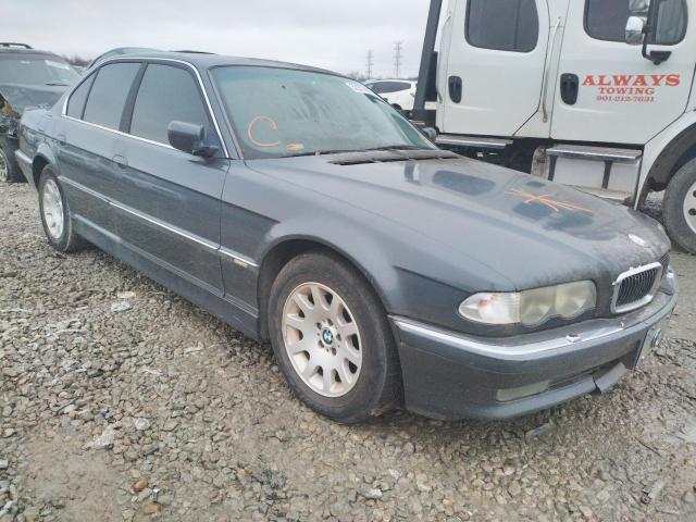 WBAGG83411DN87193 - 2001 BMW 740 I AUTO BLUE photo 1