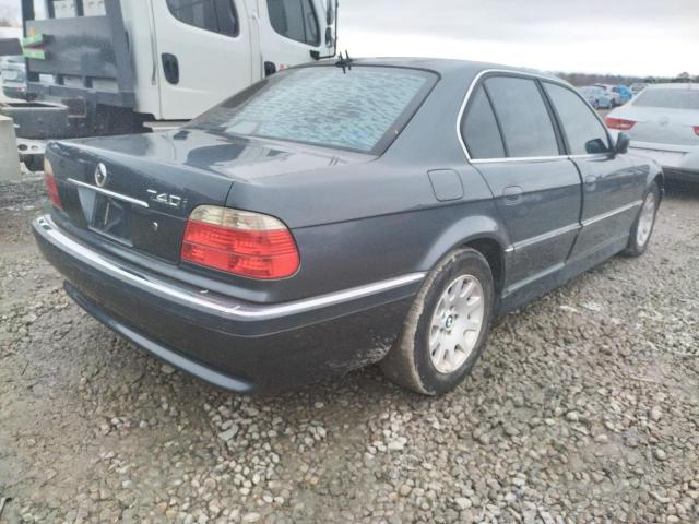 WBAGG83411DN87193 - 2001 BMW 740 I AUTO BLUE photo 4