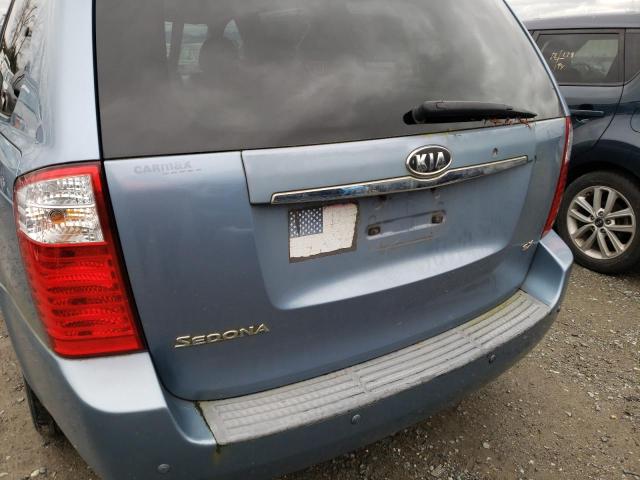 KNDMB233066054918 - 2006 KIA SEDONA BLUE photo 9