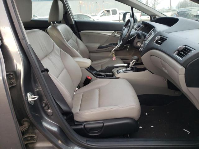 2HGFB2F90DH518649 - 2013 HONDA CIVIC EXL 灰色 照片 5