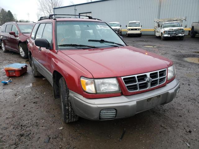 JF1SF6550WG782661 - 1998 SUBARU FORESTER S MAROON photo 1