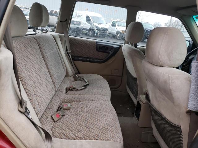 JF1SF6550WG782661 - 1998 SUBARU FORESTER S MAROON photo 6