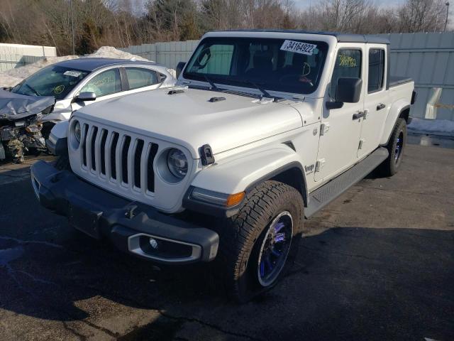 1C6HJTFG0LL138248 - 2020 JEEP GLADIATOR WHITE photo 2