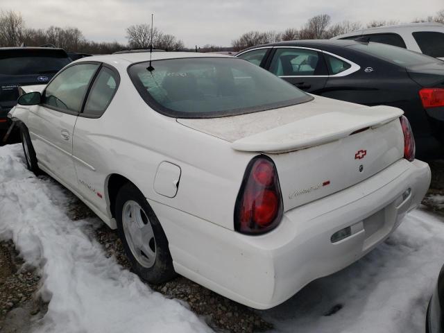 2G1WX15K129378884 - 2002 CHEVROLET MONTE CARL WHITE photo 3