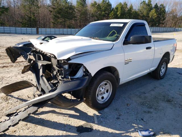 3C6JR6AG0KG657511 - 2019 RAM 1500 CLASS WHITE photo 2