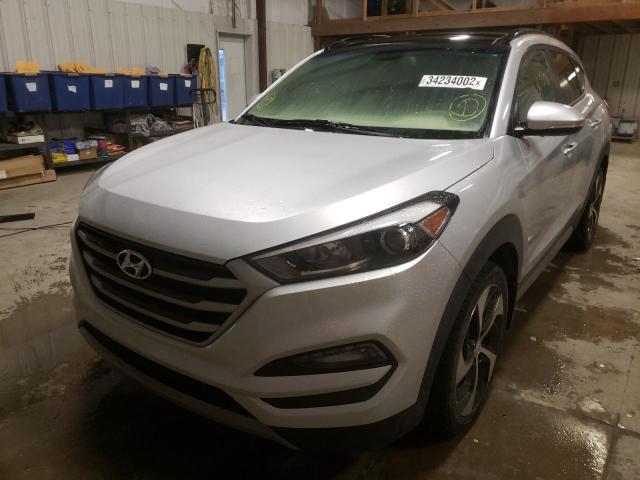 KM8J33A2XJU644088 - 2018 HYUNDAI TUCSON VAL SILVER photo 2