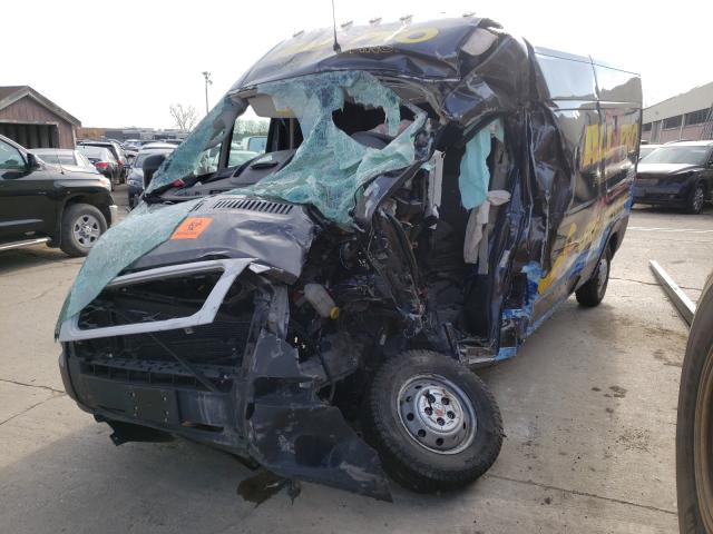 3C6TRVDGXKE552761 - 2019 RAM PROMASTER BLACK photo 2