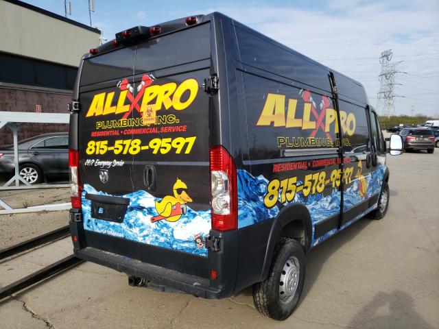 3C6TRVDGXKE552761 - 2019 RAM PROMASTER BLACK photo 4