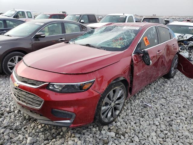 1G1ZH5SX8GF212555 - 2016 CHEVROLET MALIBU PRE RED photo 2