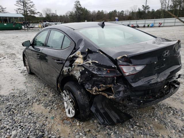 5NPD74LF3HH171408 - 2017 HYUNDAI ELANTRA SE BLACK photo 3