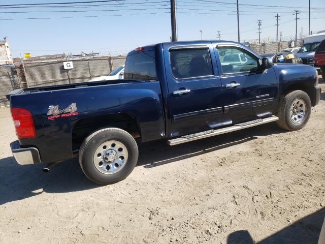 3GCPKREA6BG251232 - 2011 CHEVROLET SILVERADO BLUE photo 9