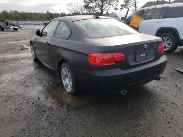 WBAKF9C53DE859950 - 2013 BMW 335 XI BLACK photo 3