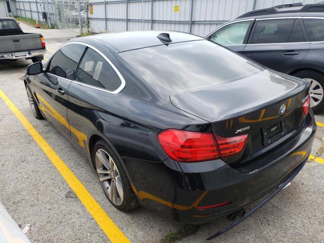 WBA3N9C59GK248477 - 2016 BMW 428 XI BLACK photo 3