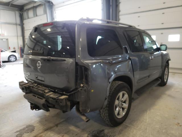 5N1AA0NC0FN607835 - 2015 NISSAN ARMADA SV GRAY photo 4