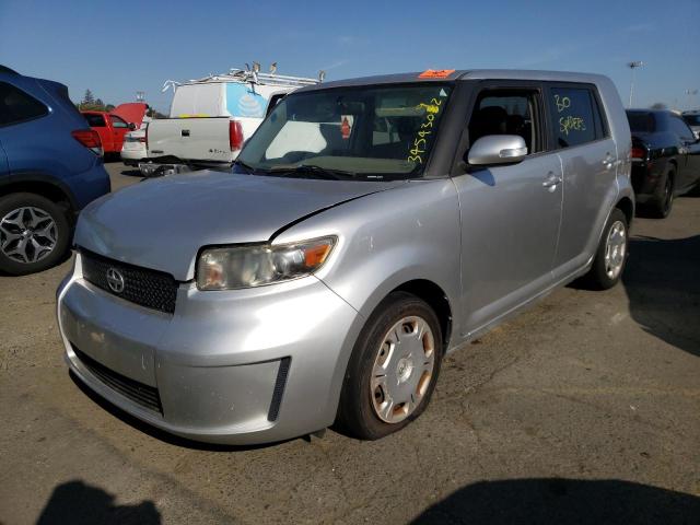 JTLKE50E281038083 - 2008 TOYOTA SCION XB ვერცხლისფერი ფოტო 2