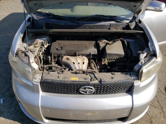 JTLKE50E281038083 - 2008 TOYOTA SCION XB ვერცხლისფერი ფოტო 7