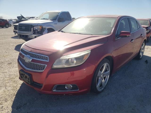 1G11J5SX9DF258294 - 2013 CHEVROLET MALIBU LTZ მუქწითელი ფოტო 2