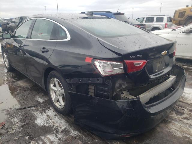 1G1ZB5STXGF276241 - 2016 CHEVROLET MALIBU LS BLACK photo 3