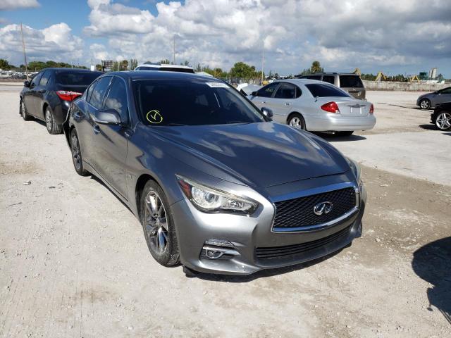 JN1EV7APXHM741310 - 2017 INFINITI Q50 PREMIU GRAY photo 1