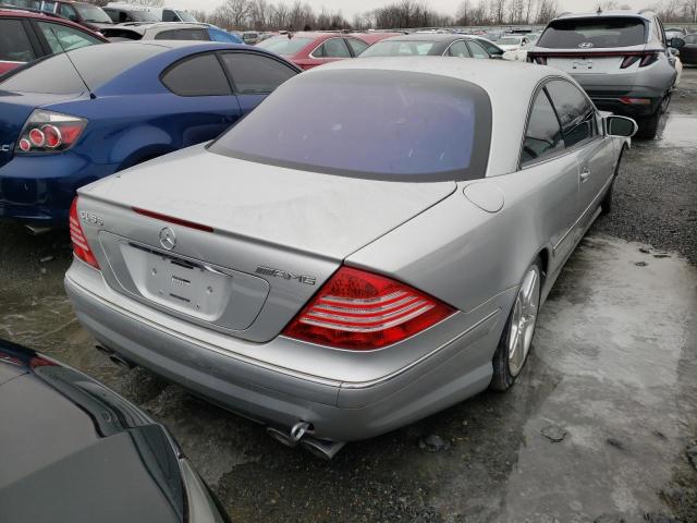 WDBPJ74JX3A033530 - 2003 MERCEDES-BENZ CL 55 AMG GRAY photo 4