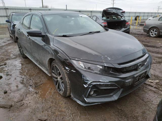 SHHFK7H49MU201521 - 2021 HONDA CIVIC SPOR BLACK photo 1