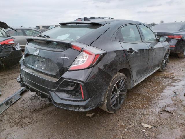 SHHFK7H49MU201521 - 2021 HONDA CIVIC SPOR BLACK photo 4