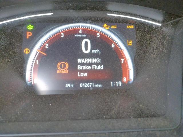 SHHFK7H49MU201521 - 2021 HONDA CIVIC SPOR BLACK photo 8