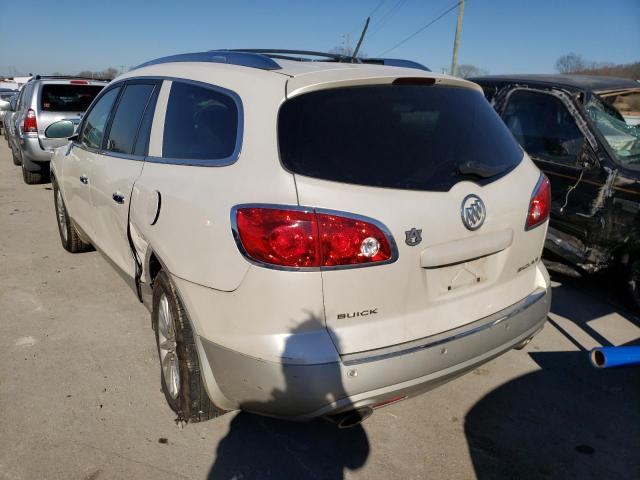 5GAKRCED3CJ233964 - 2012 BUICK ENCLAVE WHITE photo 3