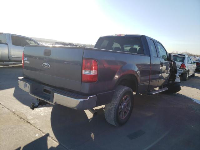 1FTPX14505FB60826 - 2005 FORD F150 BLUE photo 4