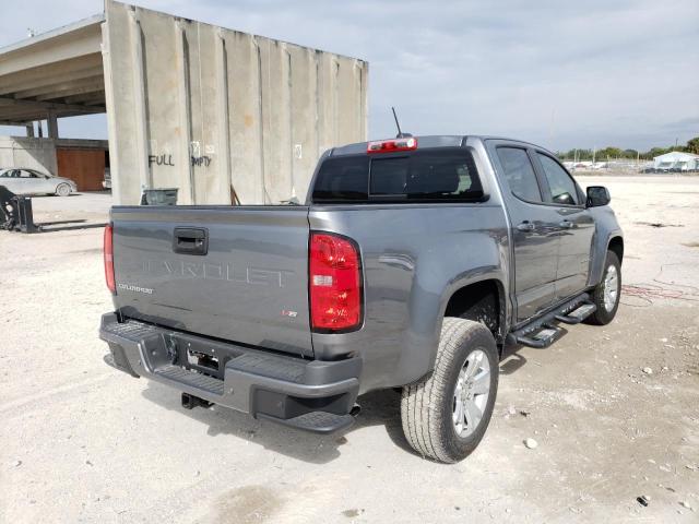 1GCGSCEN2N1122181 - 2022 CHEVROLET COLORADO L GRAY photo 4